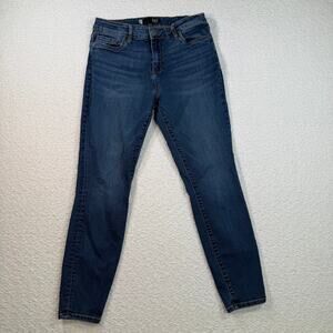 Kut from the kloth  donna high rise ankle skinny dark wash womens jeans size 8